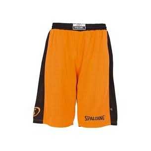 Spalding Essential Reversible Shorts Naranja-Negro